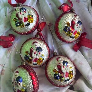 VINTAGE Waterford Ornaments